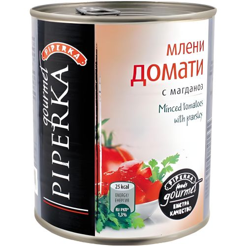 Piperka млени домати с магданоз (800 г)