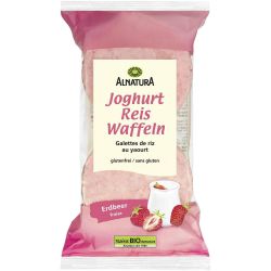 Alnatura оризови вафли ягода и йогурт (100 г)