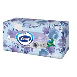 Zewa Delux Design трипластови кърпи за лице в кутия (90 бр.)