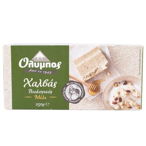 Olympos био сусамова халва с мед, без захар (250 г)