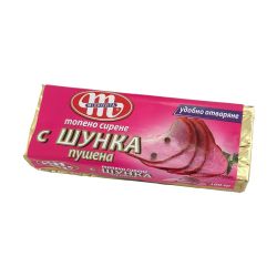 Mlekovita топено сирене с шунка, блок (100 г)