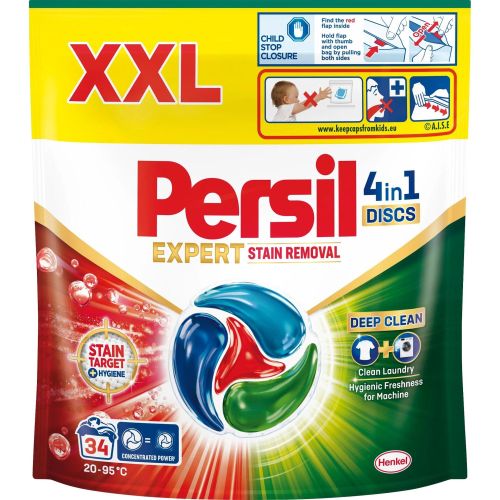 Persil Expert Stain Removal гел капсули за пране, 34 пранета (34 бр.)