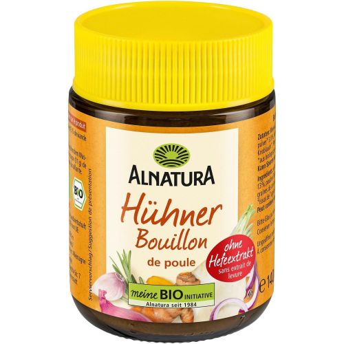Alnatura био пилешки бульон буркан (140 г)