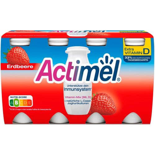 Danone Actimel ягода, 8 бр. х 100 г (800 г)