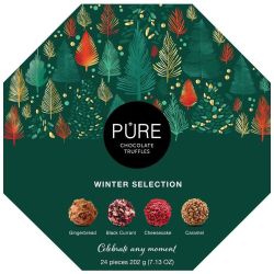 Pure Chocolate Truffles зимна ексклузивна колекция трюфели, 24 бр. (202 г)