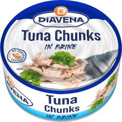 Диавена риба тон филе късове в собствен сос (160 г)