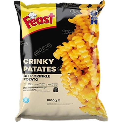 Feast замразени къдрави бланширани картофи (1 кг)