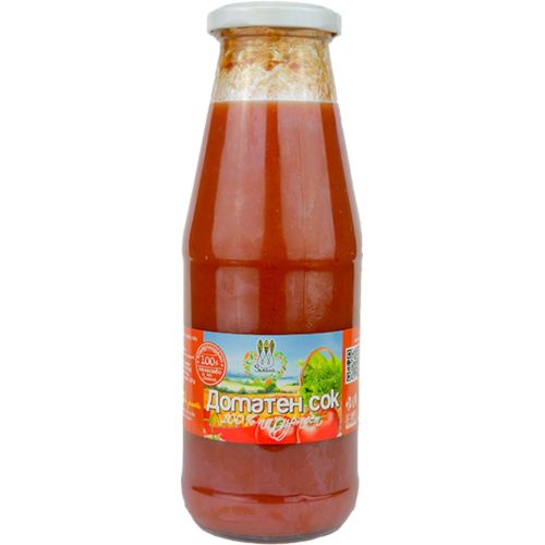 Земела натурален доматен сок (700 мл)