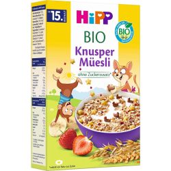 Hipp био хрупкаво мюсли, 15+ месеца (200 г)
