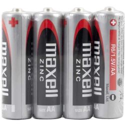 Maxell цинково-манганова батерия R6, 4 бр, 1.5V, AA (1 бр.)