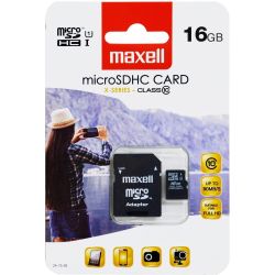 Maxell SDXC Micro карта памет с преходник 16 GB (1 бр.)