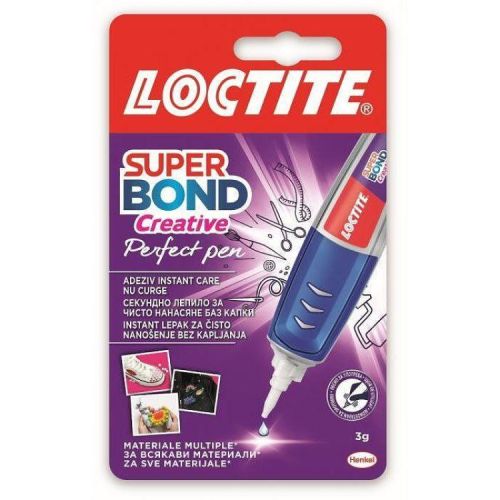 Loctite Super Bond Creative Perfect Pen секундно лепило с аплик (3 г)