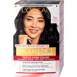 Excellence боя за коса 1, Natural Darkest Black (1 бр.)