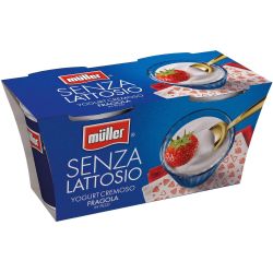 Müller йогурт без лактоза с ягоди, 2 бр. х 125 г (250 г)