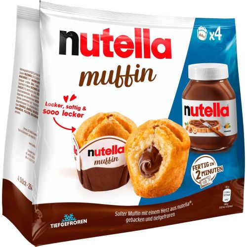 Nutella замразени мъфини, 4 бр. х 66 г (264 г)