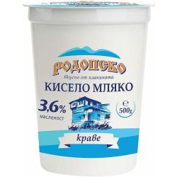 Родопско краве кисело мляко 3.6% (500 г)