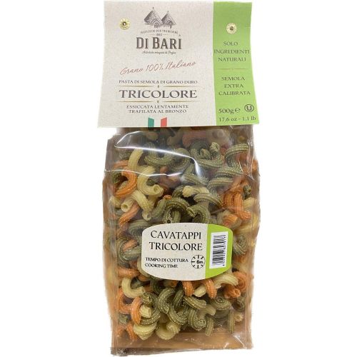 Di Bari Cavatappi Tricolore спирали трикольор (500 г)