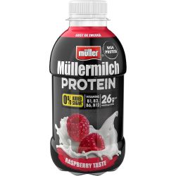 Müller протеиново мляко малини, без добавена захар (400 г)