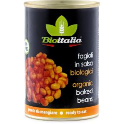 Bioitalia био печен боб в доматен сос (400 г)