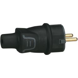 Legrand щепсел бял, 2P+T 16A IP44 250V (1 бр.)