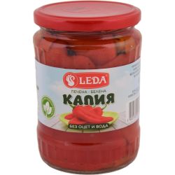 Leda печена белена капия без оцет (680 г)