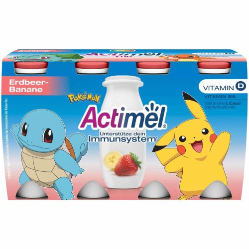 Danone Actimel ягода и банан 2%, 8 бр. х 100 г (800 г)