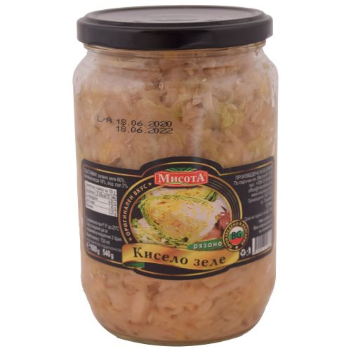 Мисота кисело зеле, нарязано (680 г)