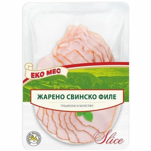 Еко мес жарено свинско филе, нарязано (130 г)