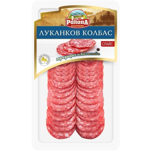 Еко Мес луканков колбас, слайс (120 г)
