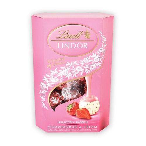 Lindt Lindor корнет ягода и сметана (200 г)