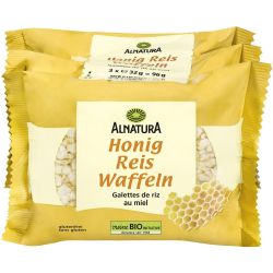 Alnatura оризови вафли с мед (96 г)