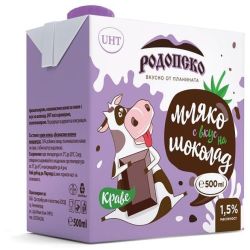 Родопско краве мляко вкус на шоколад (500 мл)