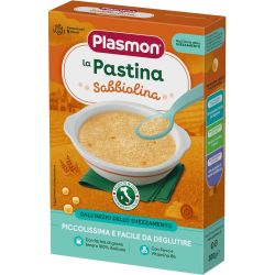 Plasmon бебешка паста Първи месеци Перли (Sabbiolina), 6+ м (300 г)