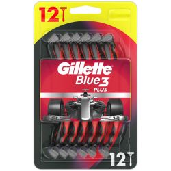 Gillette Blue3 Red мъжки самобръсначки (12 бр.)