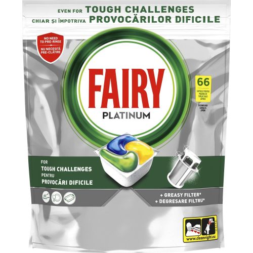 Fairy Platinum таблетки за миялна машина (66 бр.)