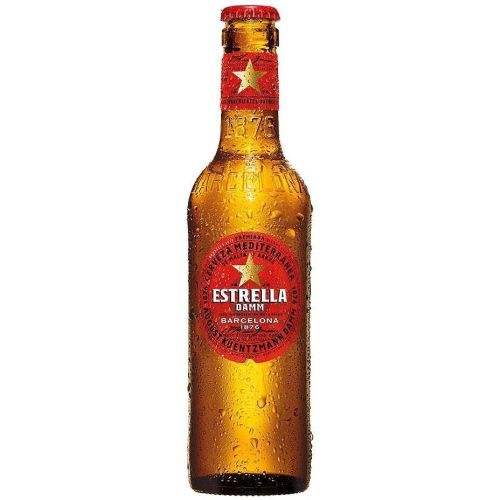 Estrella бира в стъклена бутилка (330 мл)
