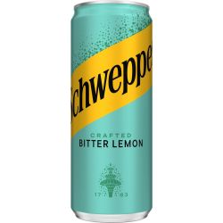 Schweppes битер лимон газирана безалкохолна напитка (330 мл)