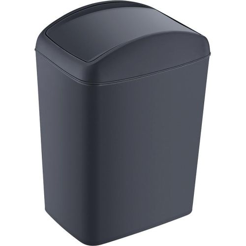 Kош за смет с люлеещ се капак, антрацит, 20 л (1 бр.)