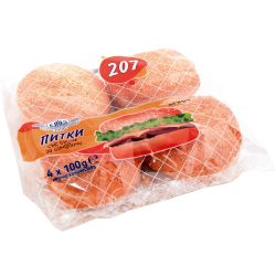 Елиаз питки със сусам за сандвичи, 4 бр. х 100 г (400 г)