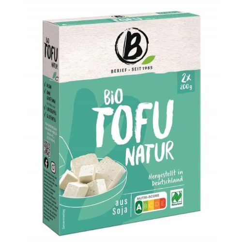 Berief Soja Fit био натурално тофу, веган, 2 бр. х 200 г (400 г)