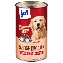 JA! сочни късчета три 3 вида за куче (1240 г)