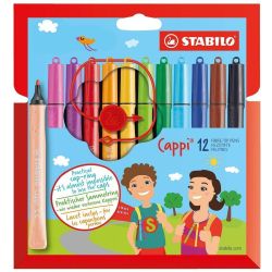Stabilo Cappi флумастери 12 цвята (1 бр.)