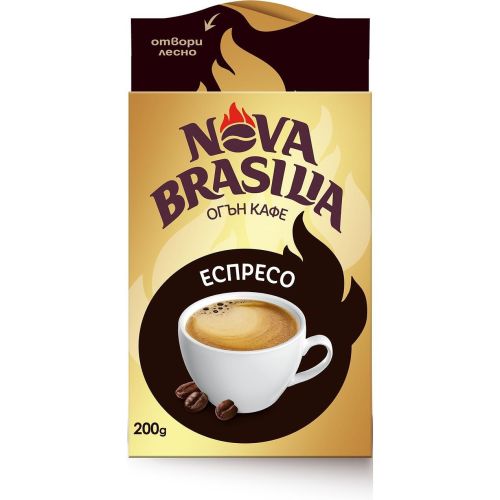 Nova Brasilia Еспресо мляно кафе (200 г)