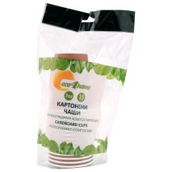 eco4home картонени чаши 180 мл (15 бр.)