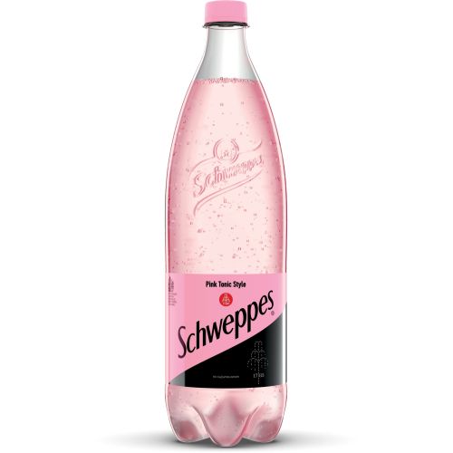 Schweppes розов тоник газирана безалкохолна напитка (1.25 л)