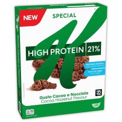 Kellogg's Special K зърнена закуска протеин с вкус на лешник и какао (320 г)