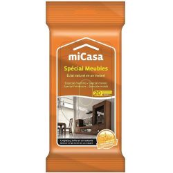 Mi Casa влажни кърпички с пчелен восък за почистване на мебели (20 бр.)