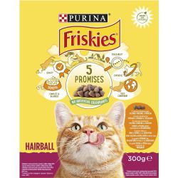 Purina Friskies Indoor суха храна за котка с пиле и зеленчуци (300 г)