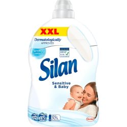 Silan Sensitive & Baby омекотител, 130 пранета (2.86 л)
