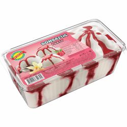 Изида Bombastic Party сладолед ванилия с малинов сироп (800 мл)